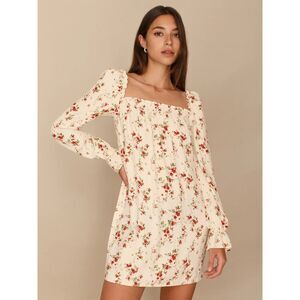 REFORMATION Hudsen Floral-Print Mini Dress Size XS